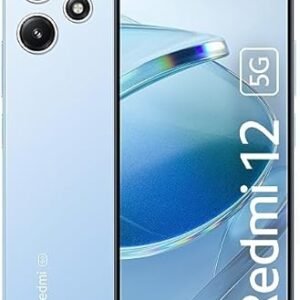 Redmi Xiaomi 12 5G Dual SIM Pastel Blue 8GB RAM 256GB Snapdargon 4 Gen2 50MP camera 6.79 Gorilla glass 5000Mah battery 8GB virtual Ram-Indian Version