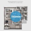 Midea M7 Pro Robot Vacuum cleaner, 4000Pa Strong Suction with BLDC motor, 150 Min Run Time, Wet Mopping