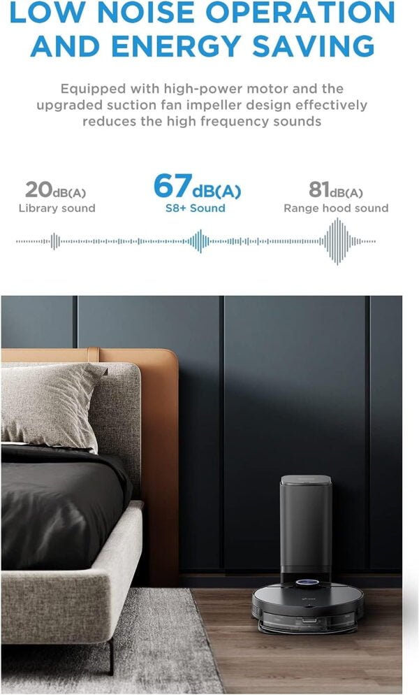 Midea Robot Vacuum cleaner, 4000Pa Strong Suction with BLDC motor